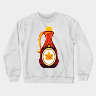 Cute Maple Syrup Bottle Crewneck Sweatshirt